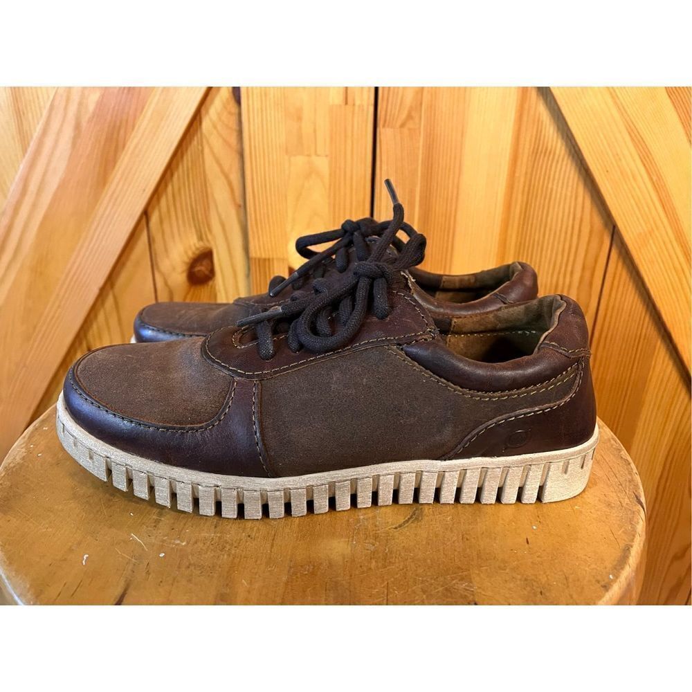 Born BEGA Brown Siena Rafter Shoes Size 6.5